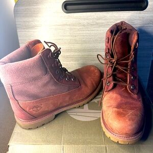 Timberland work boots.